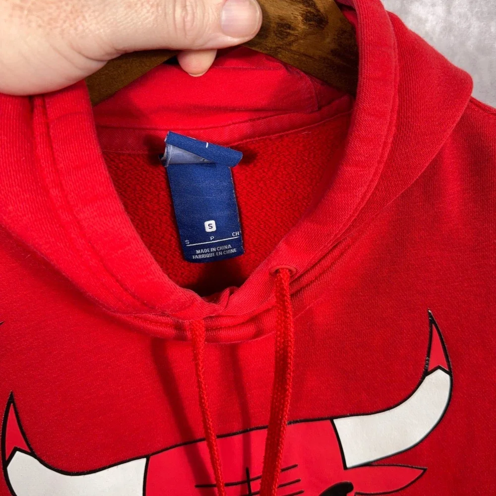 Nike Chicago Bulls NBA Hoodie‎ Fleece Graphic Sweatshirt Small Red Basketball